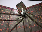 Elegant Deep Olive Unstitched 3 Piece Lawn Suit
