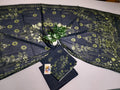 Sophisticated Dark Navy Blue Unstitched 3 Piece Lawn Suit