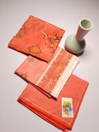 Premium Peach Color 3PC Lawn Suit