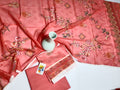 Premium Peach Color 3PC Lawn Suit