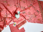 Premium Peach Color 3PC Lawn Suit