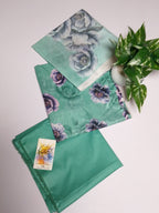 Elegant Mint Green Unstitched 3 Piece Lawn Suit