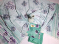 Elegant Mint Green Unstitched 3 Piece Lawn Suit