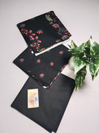 Premium Black 3 Piece Lawn Suit
