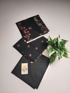 Premium Black 3 Piece Lawn Suit