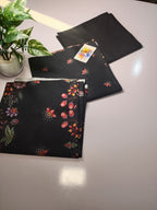 Premium Black 3 Piece Lawn Suit