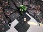 Premium Black 3 Piece Lawn Suit