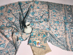 Elegant Cream Beige Unstitched 3 Piece Lawn Suit