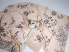 Premium Cream Beige Unstitched 3 Piece Lawn Suit