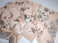 Premium Cream Beige Unstitched 3 Piece Lawn Suit