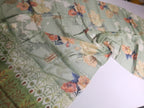 Graceful Sage Green Unstitched 3 Piece Lawn Suit