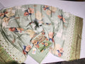Graceful Sage Green Unstitched 3 Piece Lawn Suit